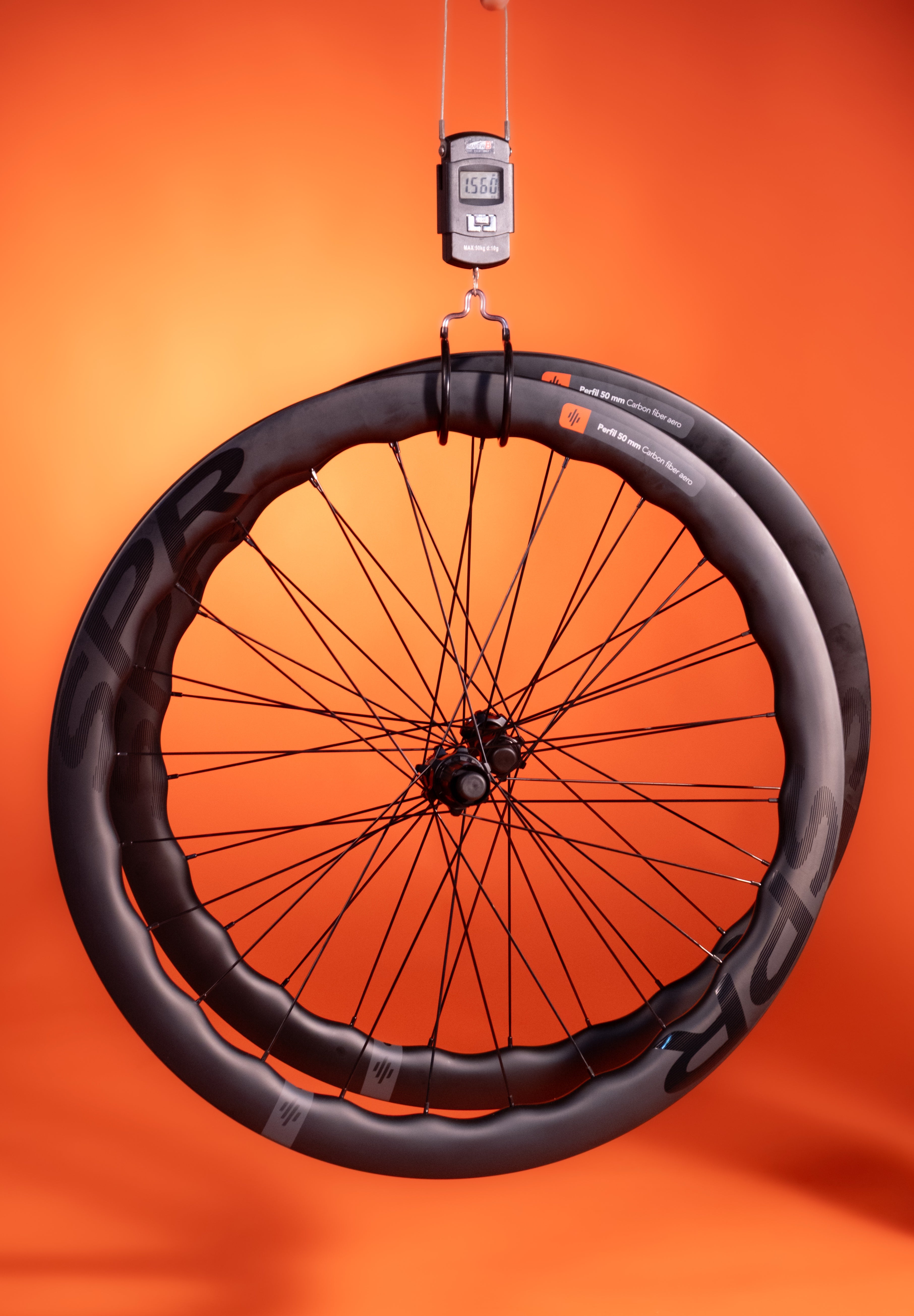 Ruedas en carbono perfil 50mm onduladas