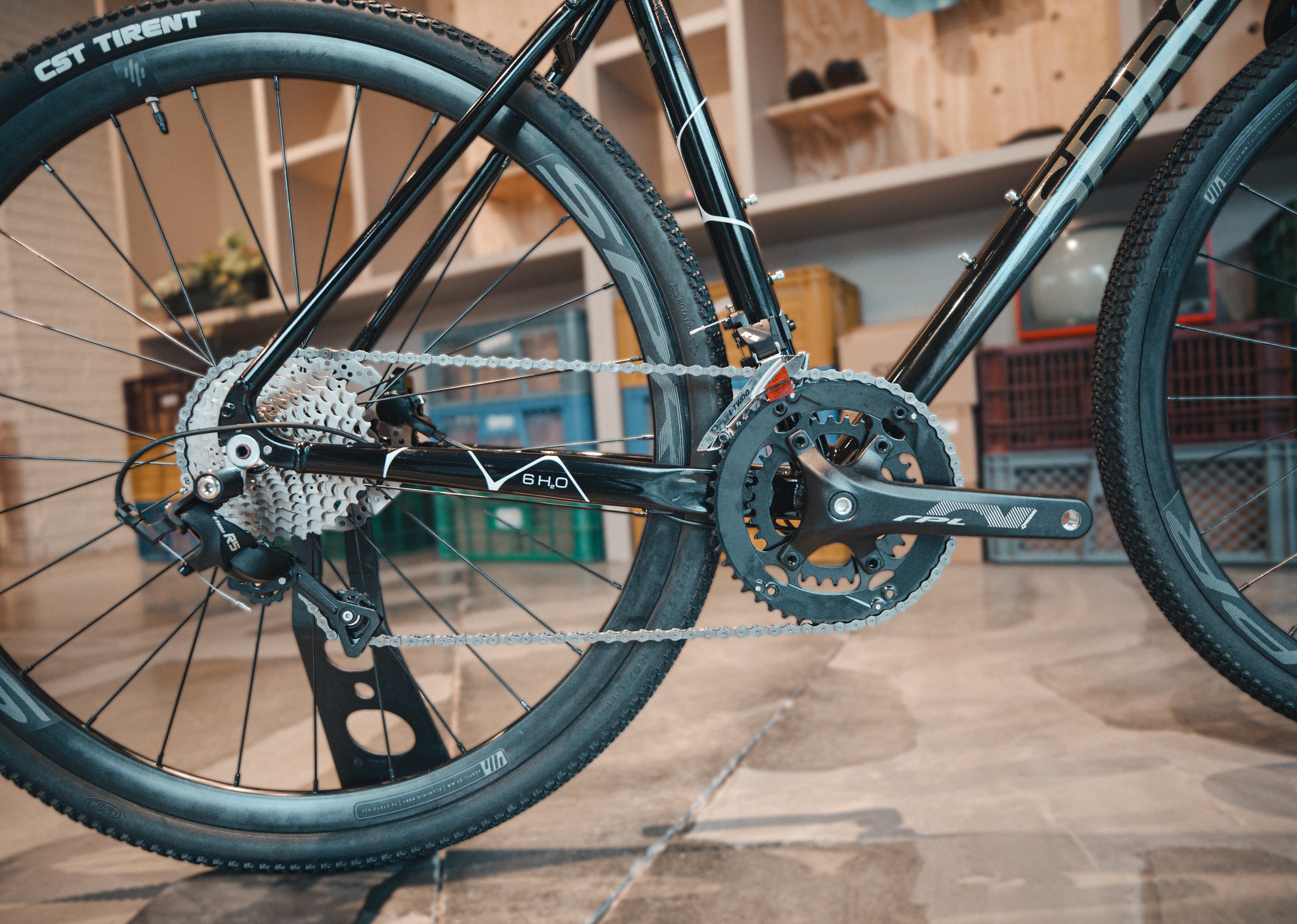 Bicicleta de gravel MÍTICA grupo LTWOO R5 2x9 Vel.
