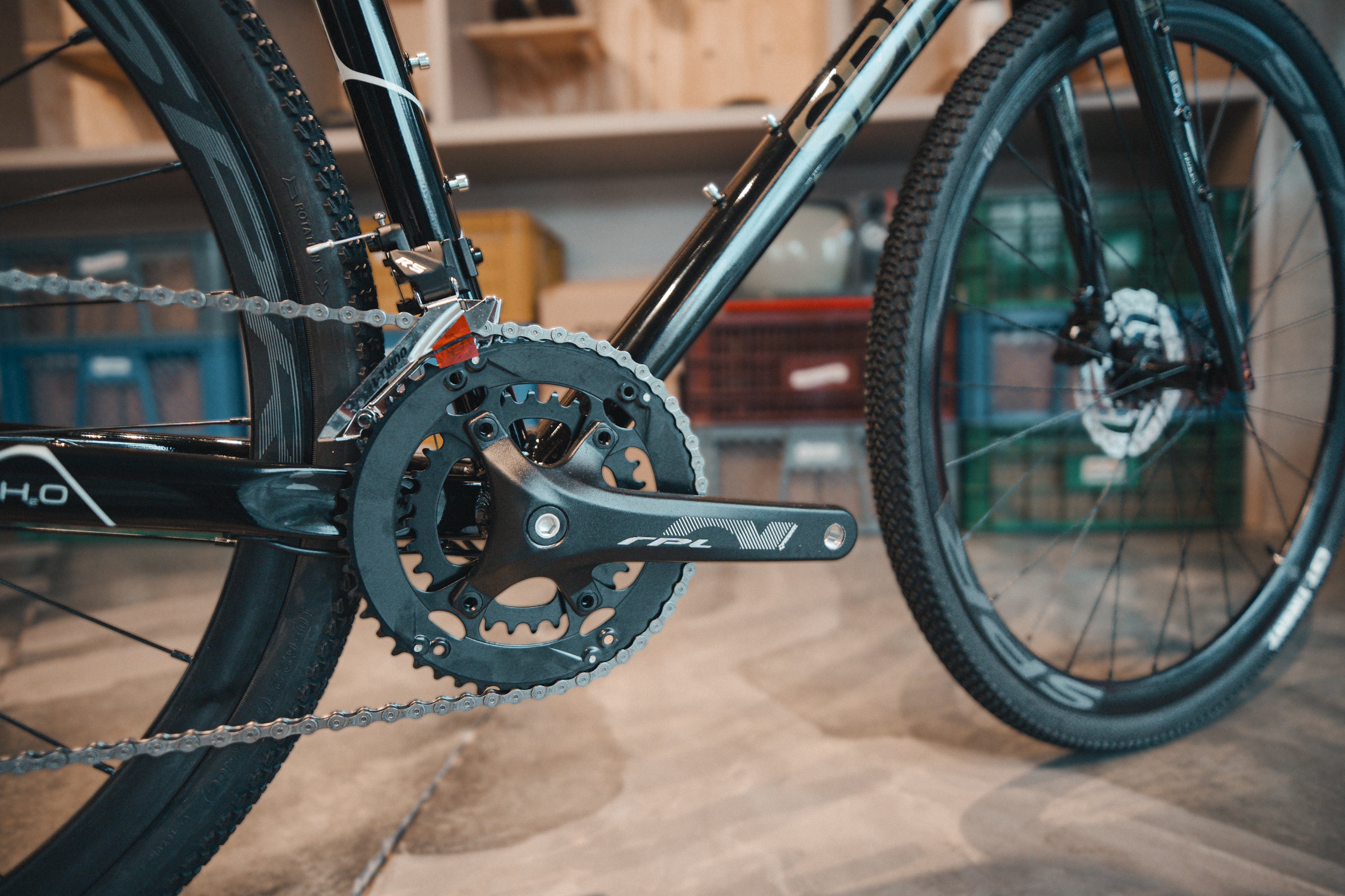 Bicicleta de gravel MÍTICA grupo LTWOO R5 2x9 Vel.