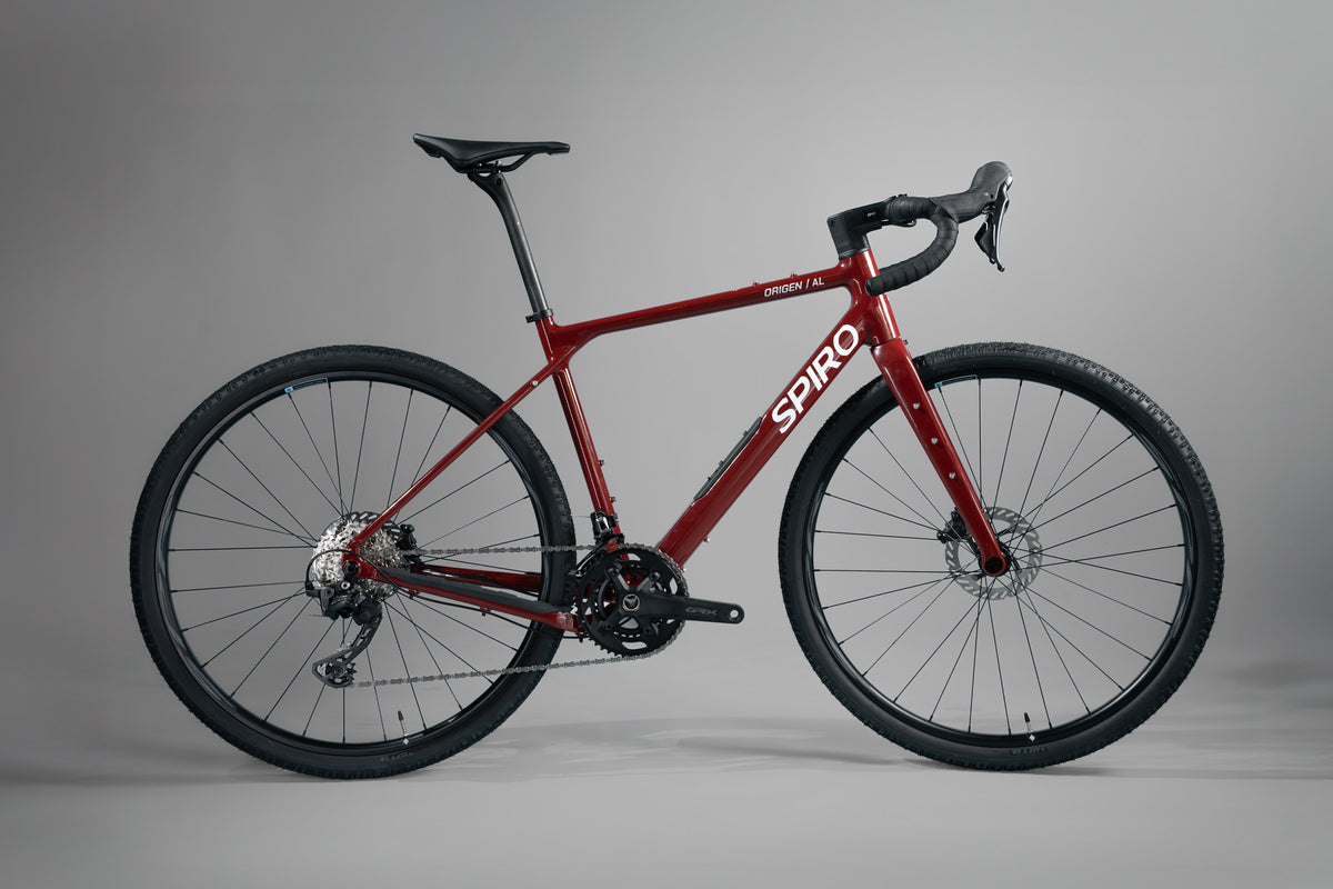 Bicicleta de gravel ORIGEN AL grupo Shimano GRX 2x12 Vel.