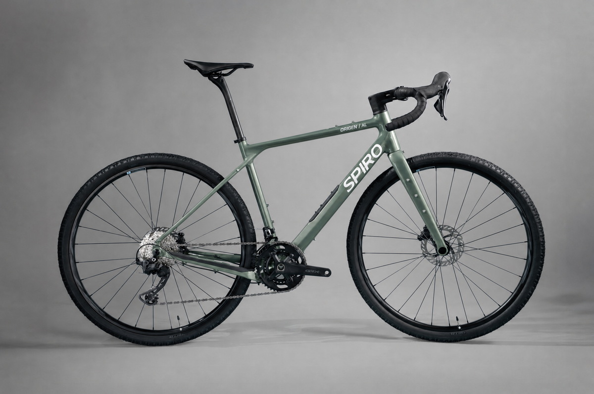 Bicicleta de gravel ORIGEN AL grupo Shimano GRX 2x12 Vel.