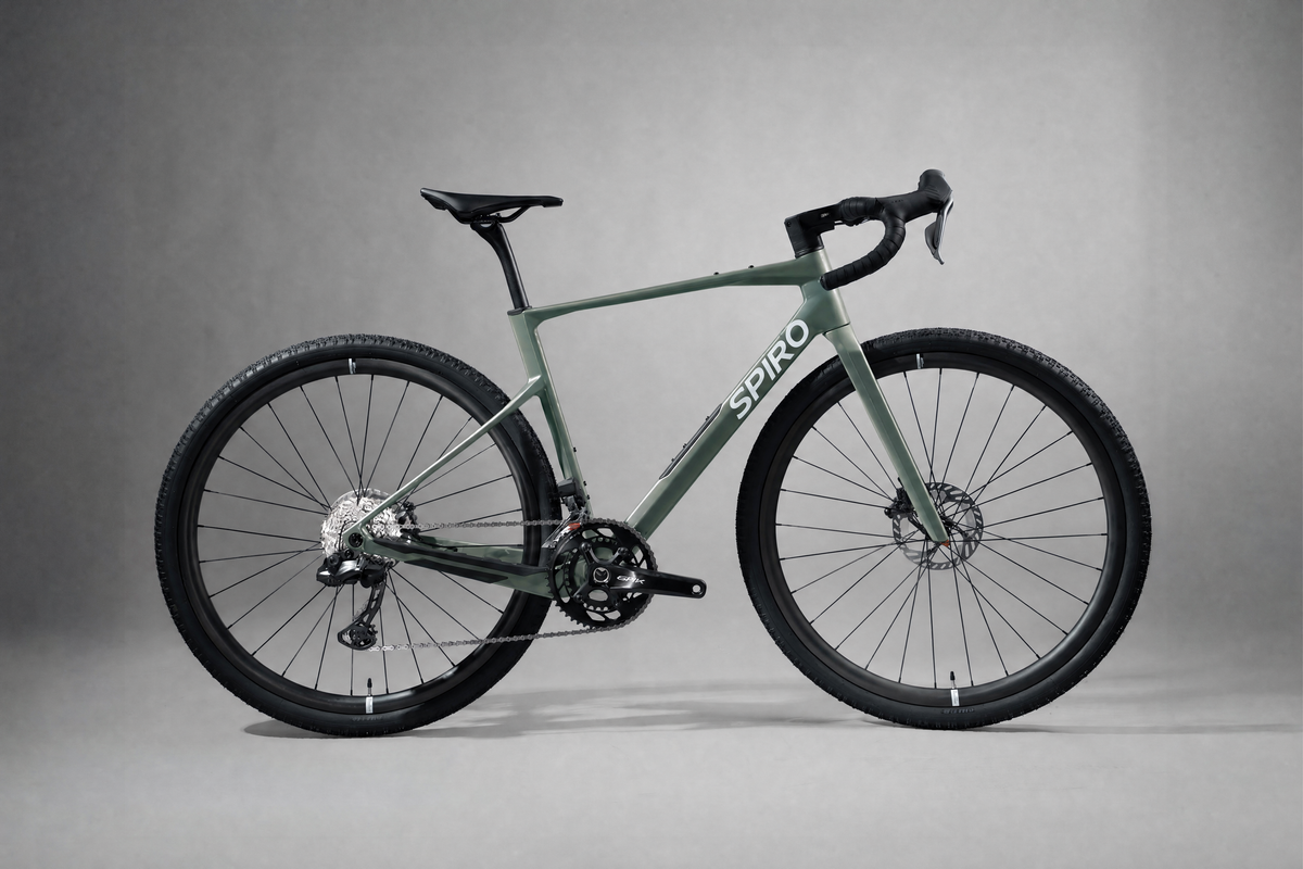 Bicicleta de gravel ORIGEN CARBONO grupo Shimano GRX DI2 2x12 Vel.