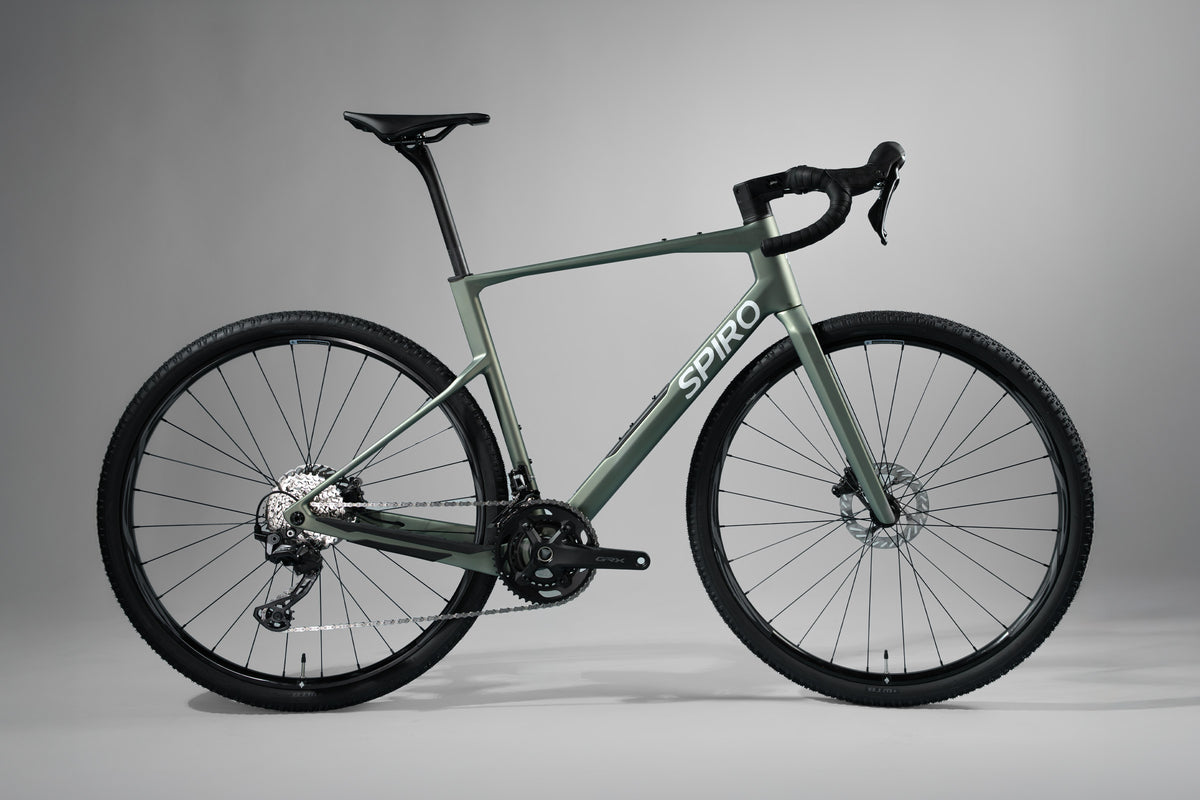 Bicicleta de gravel ORIGEN CARBONO grupo Shimano GRX 2x12 Vel.
