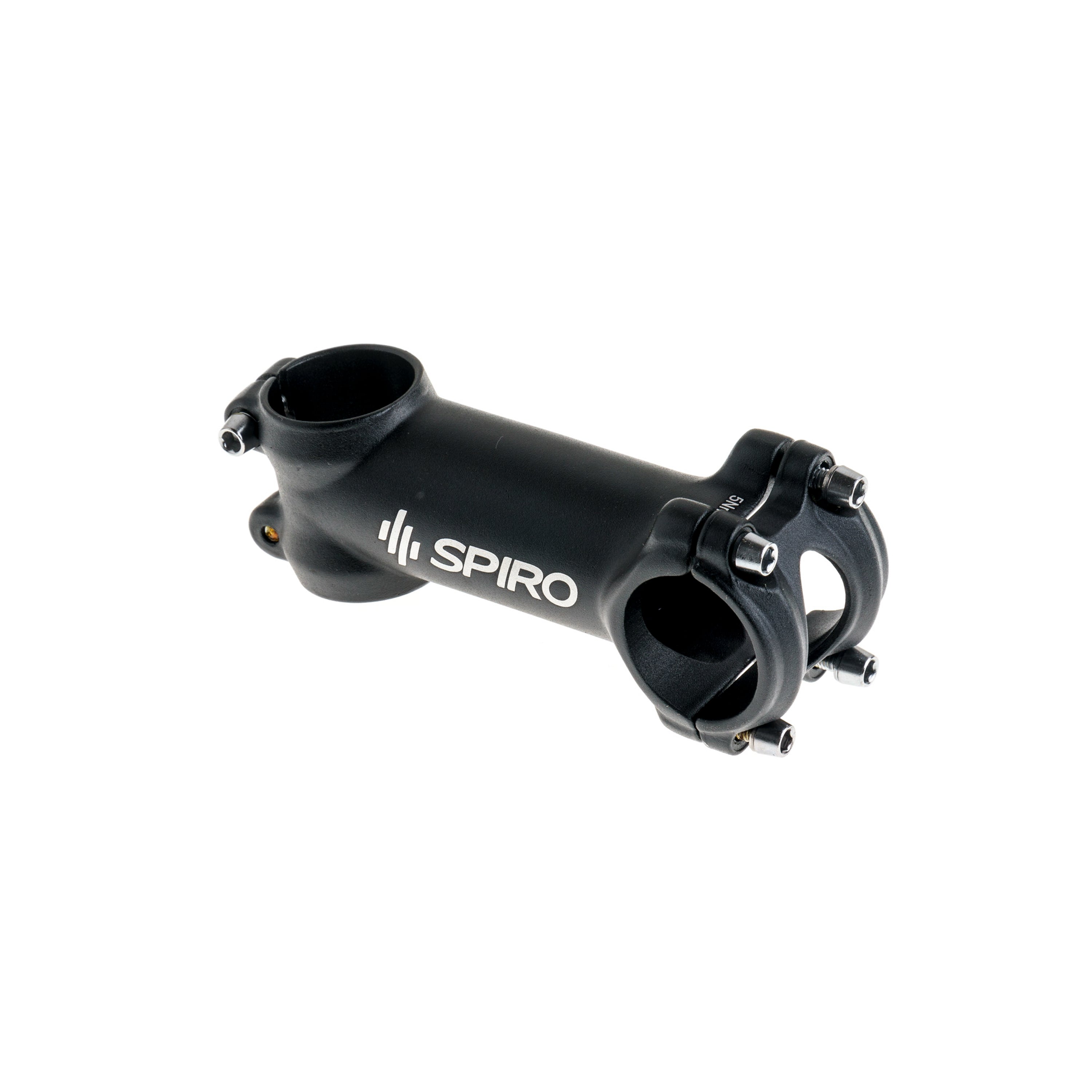 Potencia o espiga SPIRO en aluminio +/-7 grados con logo en laser para bicicletas de ruta o MTB todoterreno