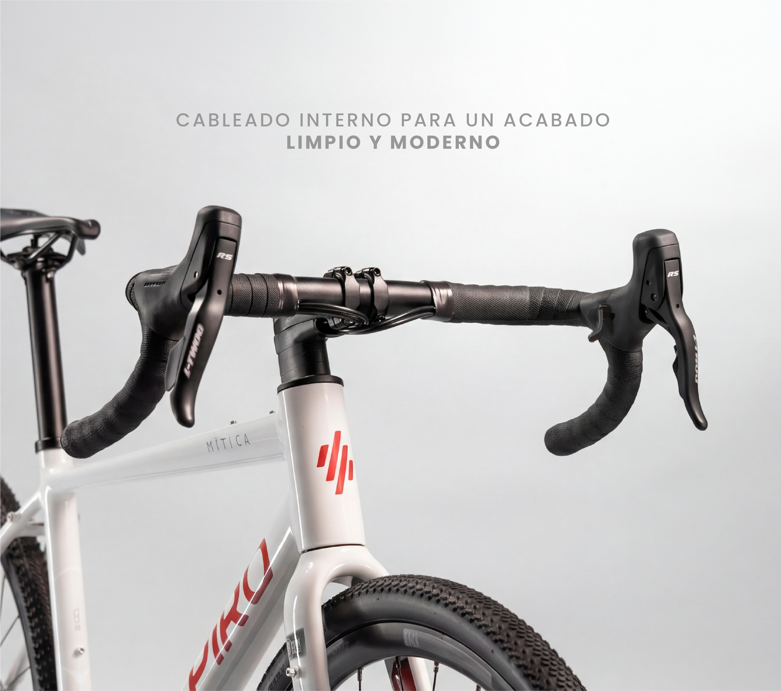 Bicicleta de gravel MÍTICA en aluminio grupo LTWOO R5 2x9 vel.