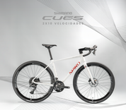 Bicicleta de gravel MÍTICA en aluminio grupo LTWOO R5 2x9 vel.