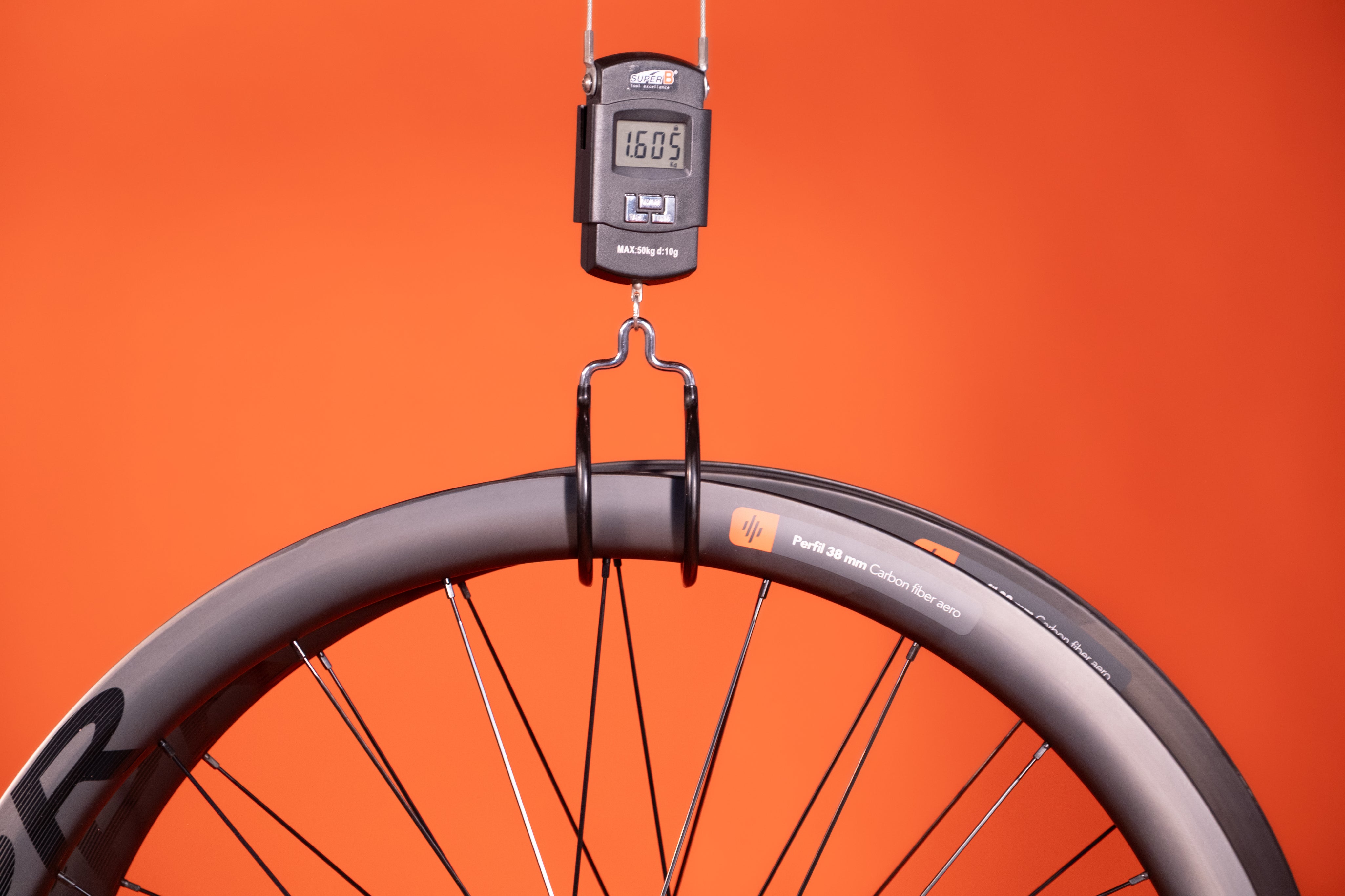 Ruedas en carbono para bicicleta de ruta y freno de disco perfil 38 mm SPR RACE LEGEND