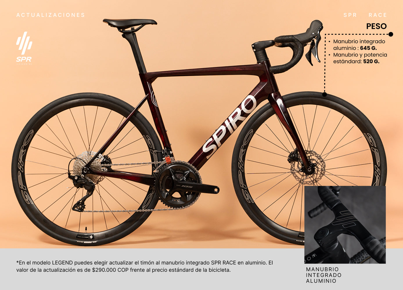 Ruta Carbono Bicicleta Carrera Ruta Spiro Bicicleta De Ruta 2021