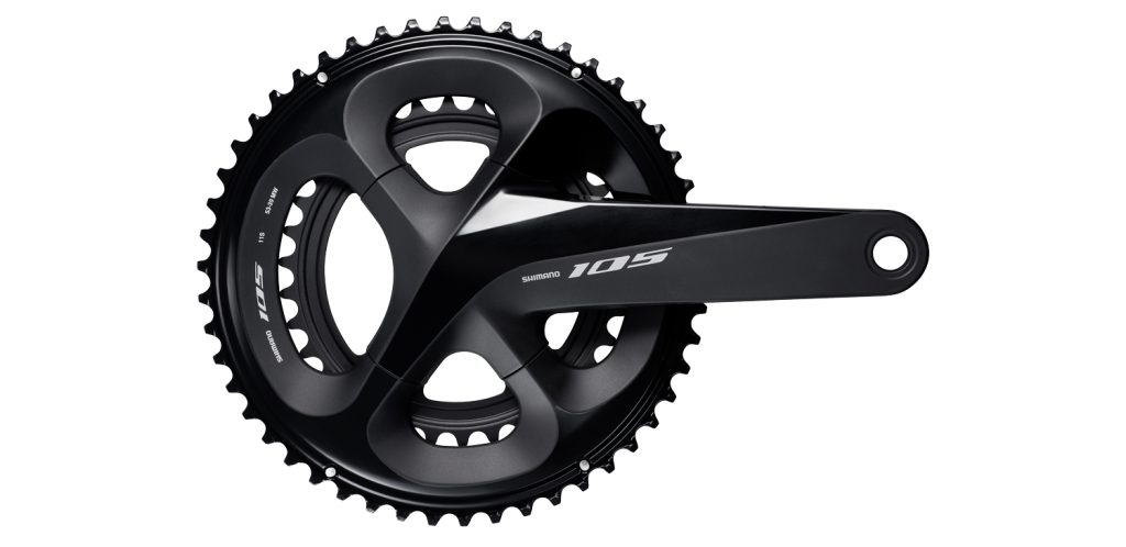 Juego de bielas biplato Shimano 105 FC-R7000 50*34T - 170MM para ruta