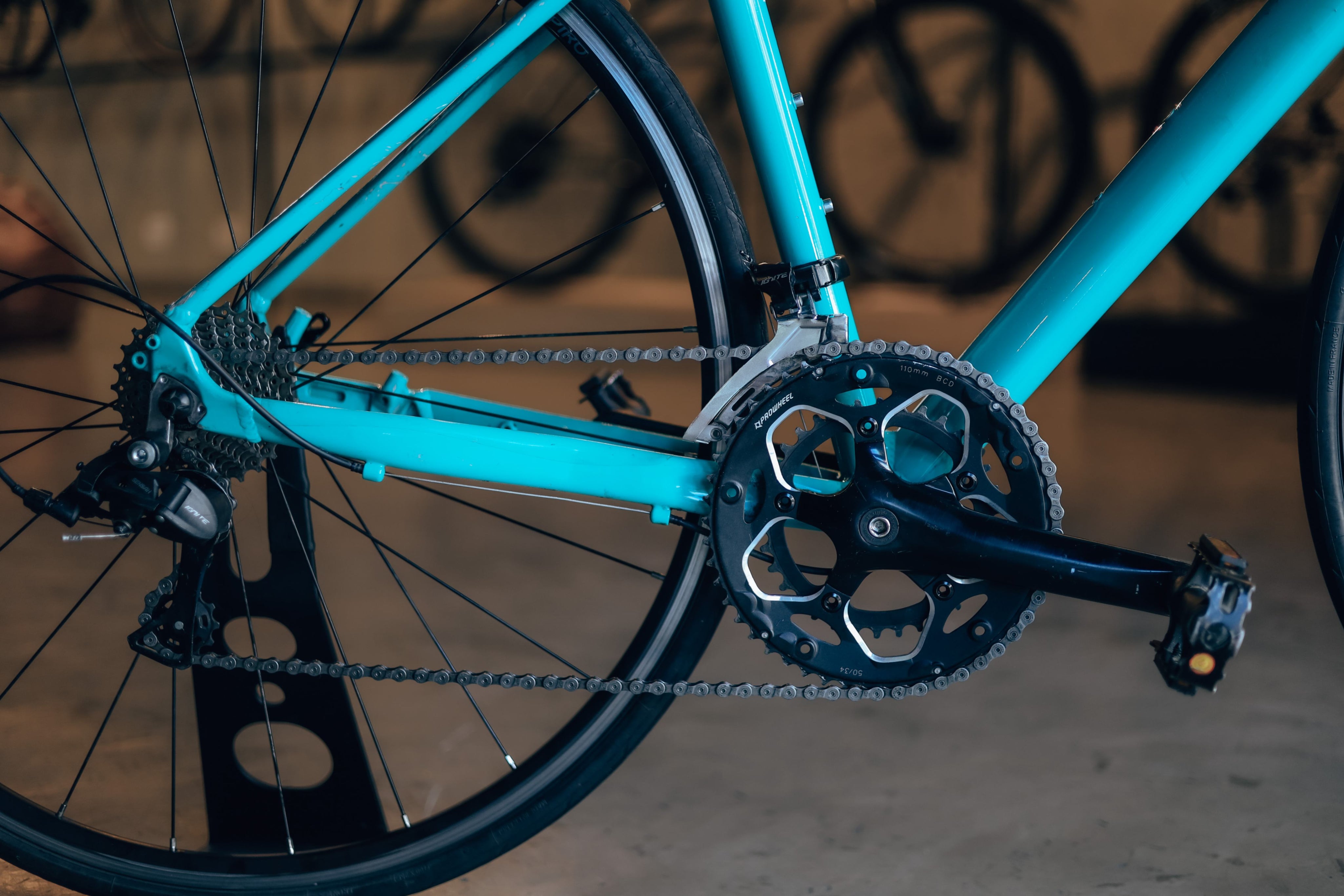 Bicicleta de ruta PROTOTIPO en aluminio talla S - USADA