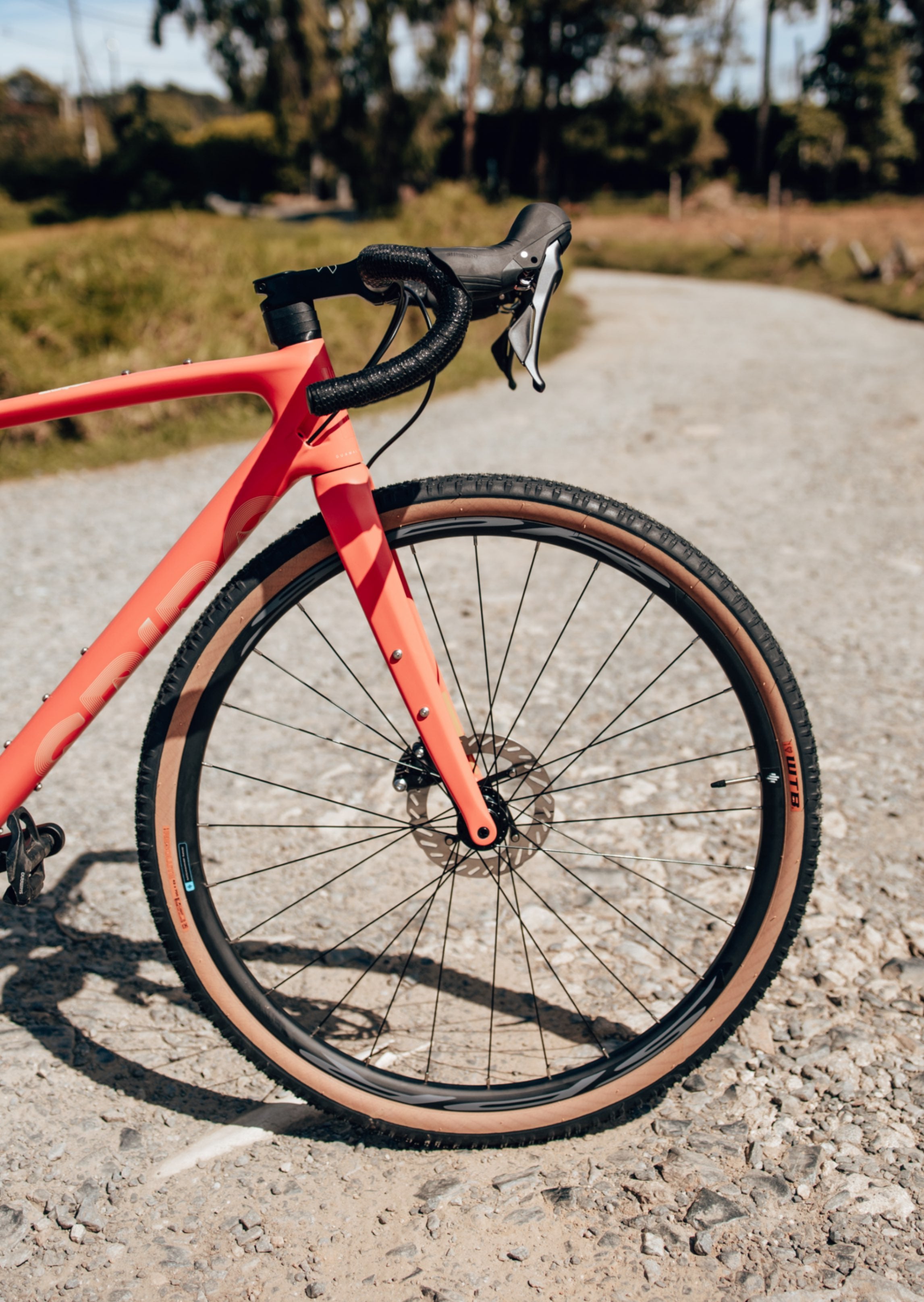 Bicicleta de gravel en carbono ORIGEN CUMBIA ZAPOTE Grupo GRX 2x12 velocidades
