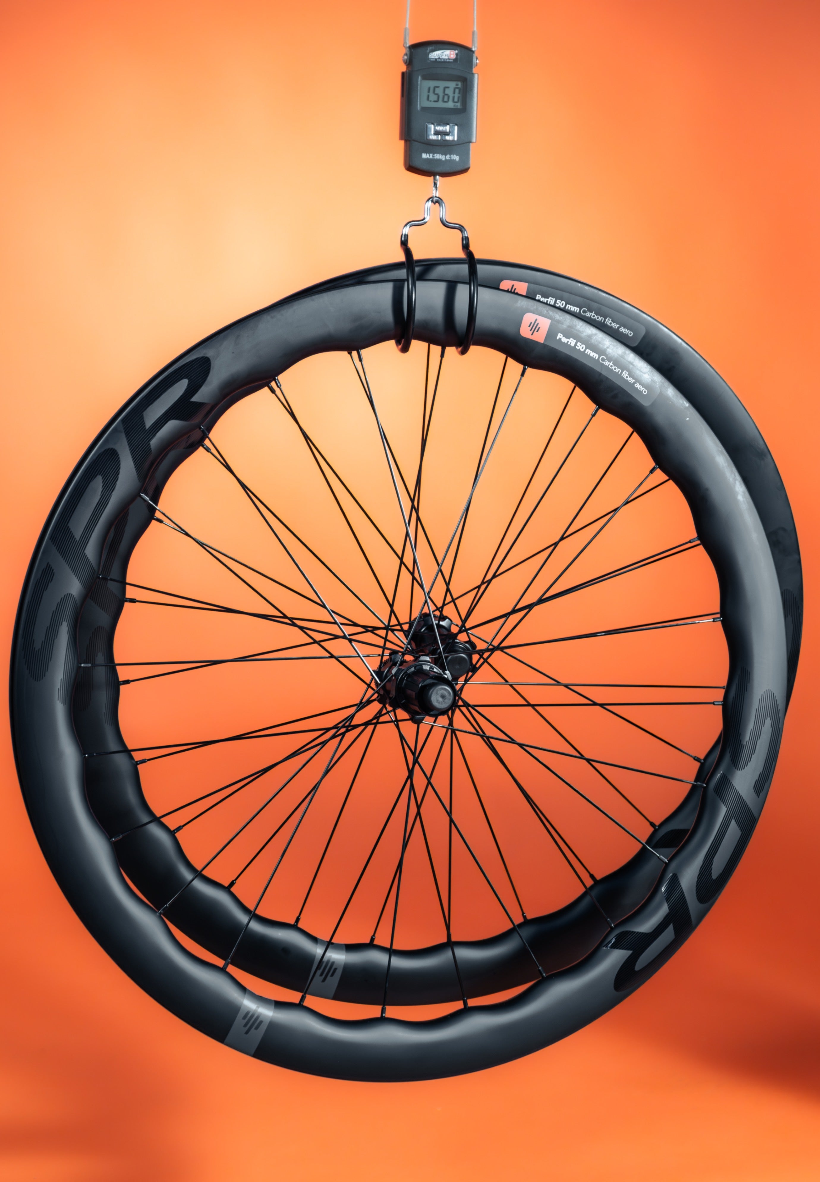 Ruedas en carbono perfil 50mm onduladas