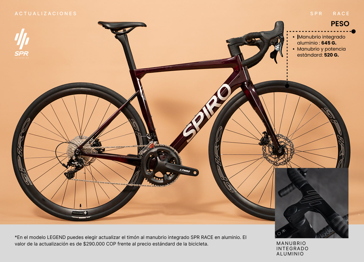 Bicicleta Híbrida Manubrio Para Bici Bicycles Marco Gw Veleta