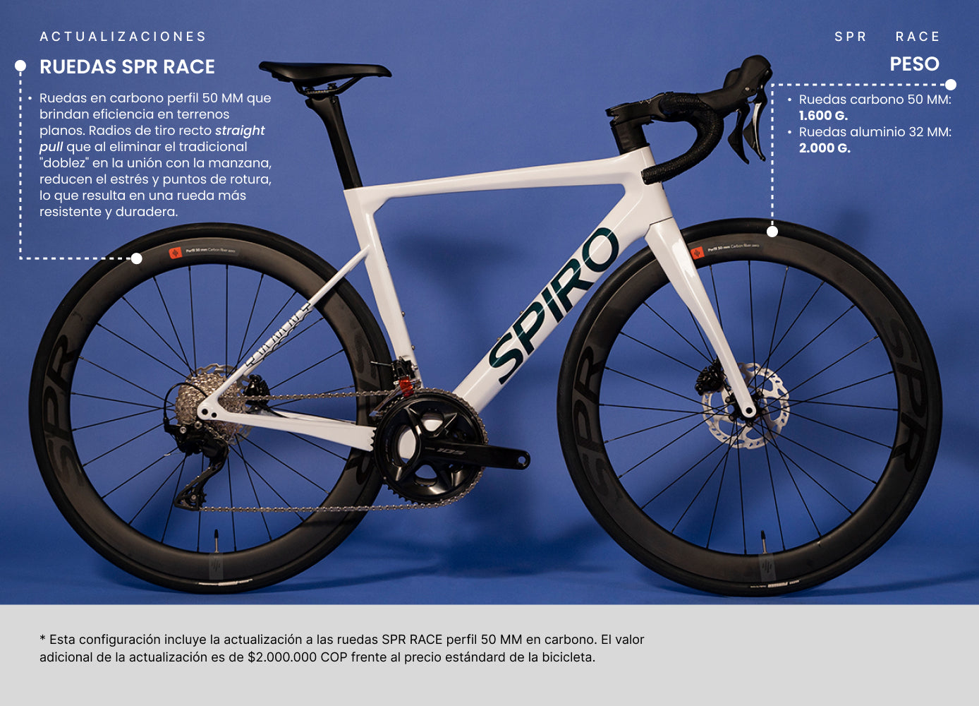 Trek Bicycle Bicicleta Trek Carbono Ruta Spiro Bicicleta De Ruta